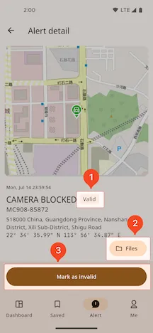 Alert Details Page