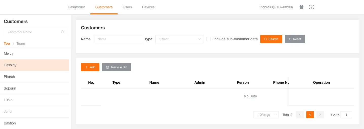 Customer Management