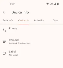 Custom Info