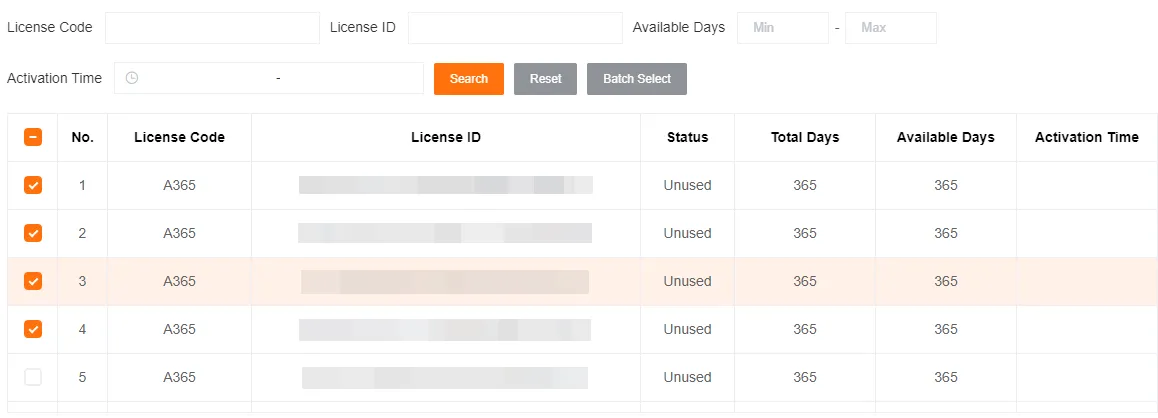Bind License