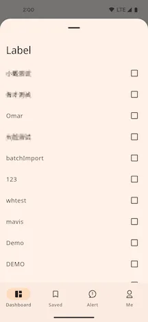 Filter by Label