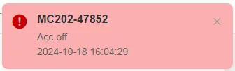 PC Web Alert Notification Level 2: Important Alert