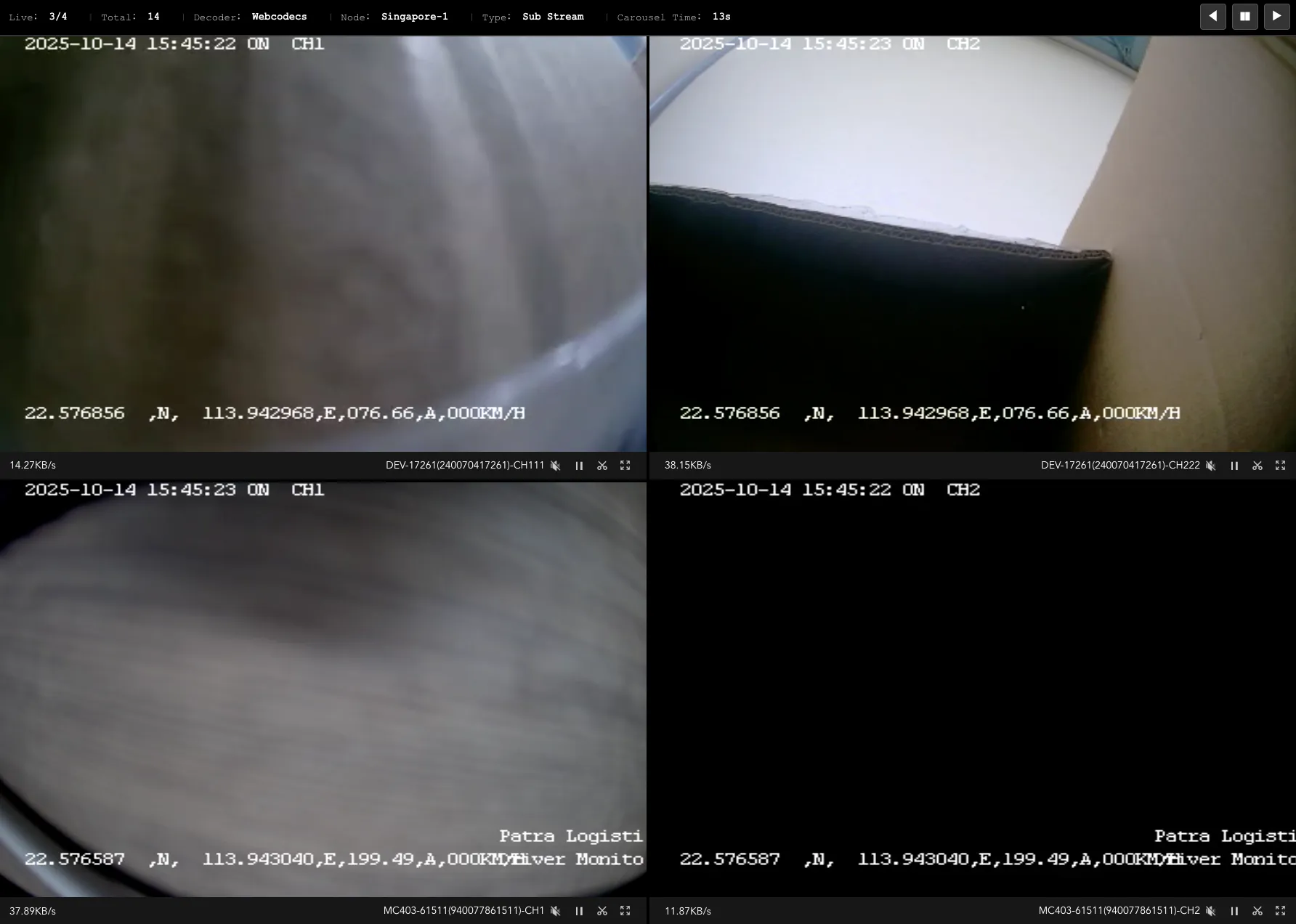Live Carousel Page