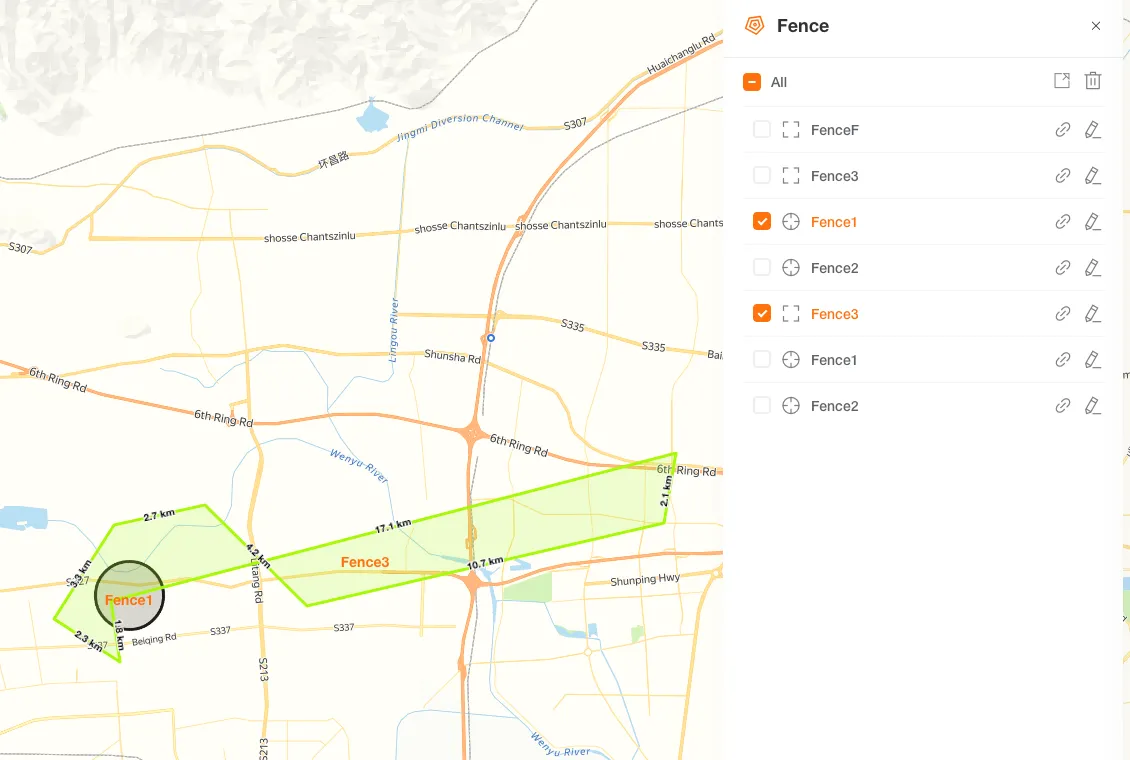 Geofence List