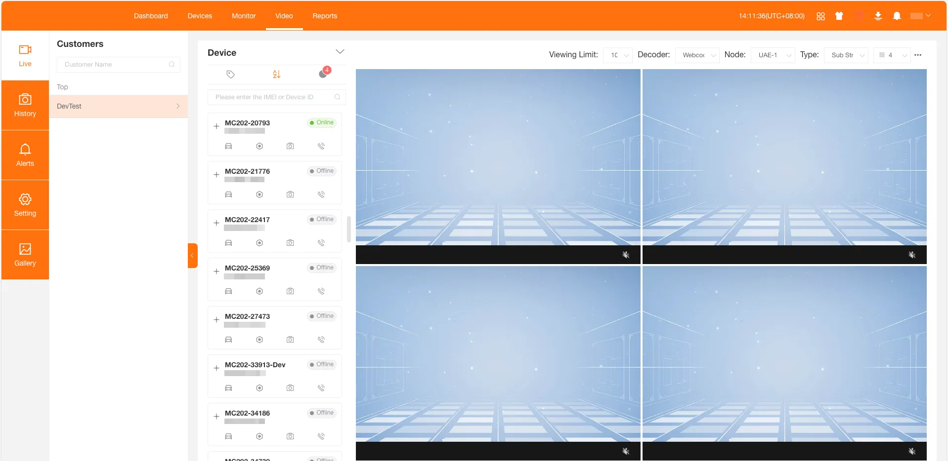 Dark Theme Menu Example 2