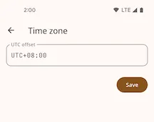Time Zone Settings