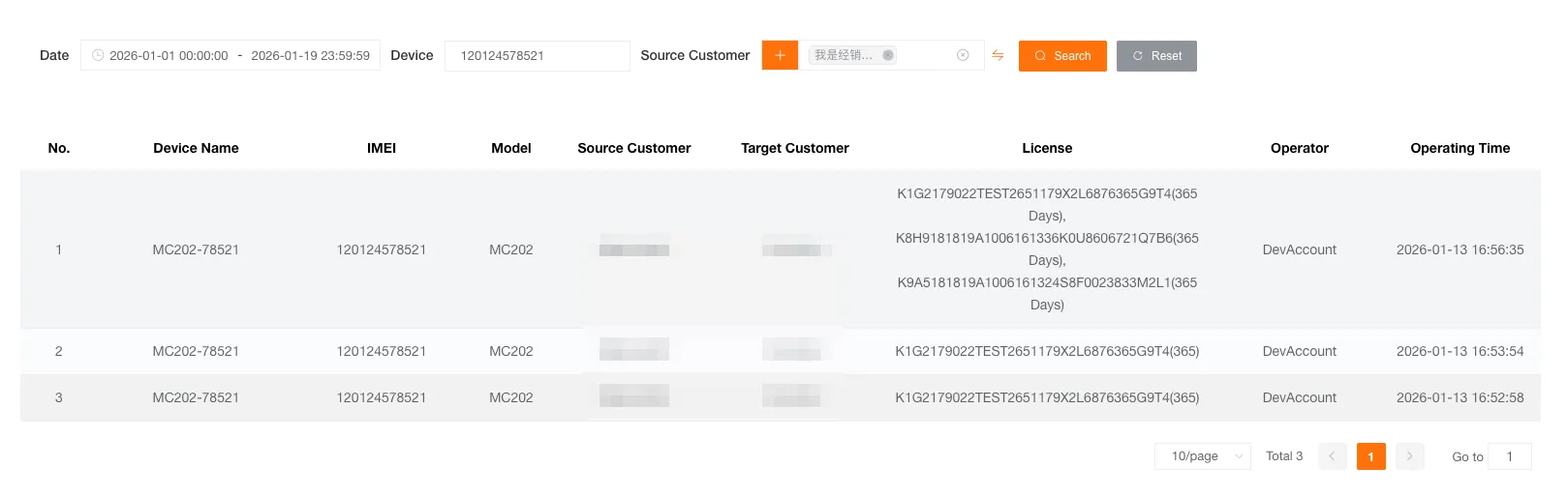 Sales Log